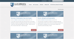 Desktop Screenshot of nutrametrix.org