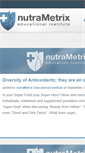 Mobile Screenshot of nutrametrix.org