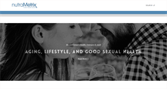 Desktop Screenshot of blog.nutrametrix.com